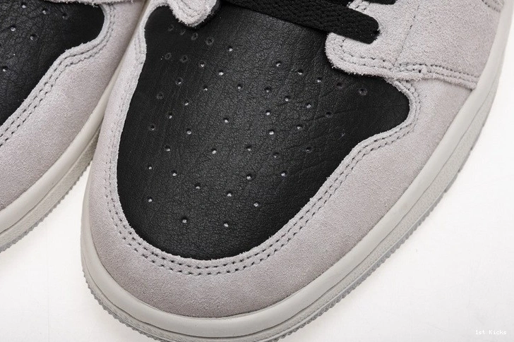 Grey Crimson 1 Black 555088-018 Air Jordan 1102